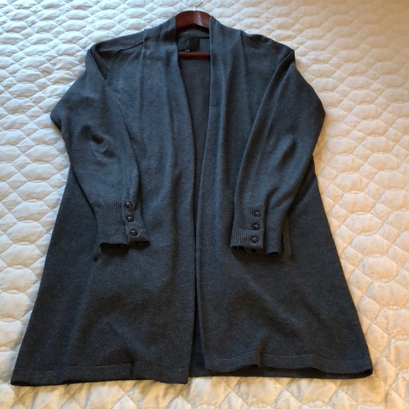 Long thick cotton cardigan - Picture 4 of 9